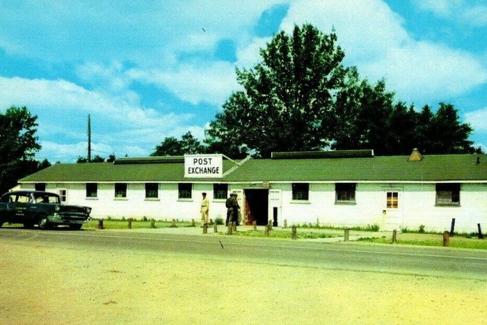 Alpena Michigan Post Exchange Postcard (newer photo)
